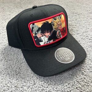 TRIGUN BIOWORLD Series Magazine Illustrated PreCurve SnapBack Hat Rare - NWT